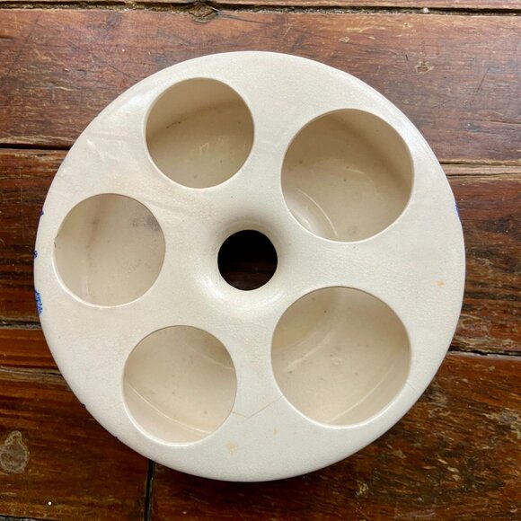 Vintage Condiment Set Blue Willow Base Tray Holder Japan EUC - Picture 6 of 9